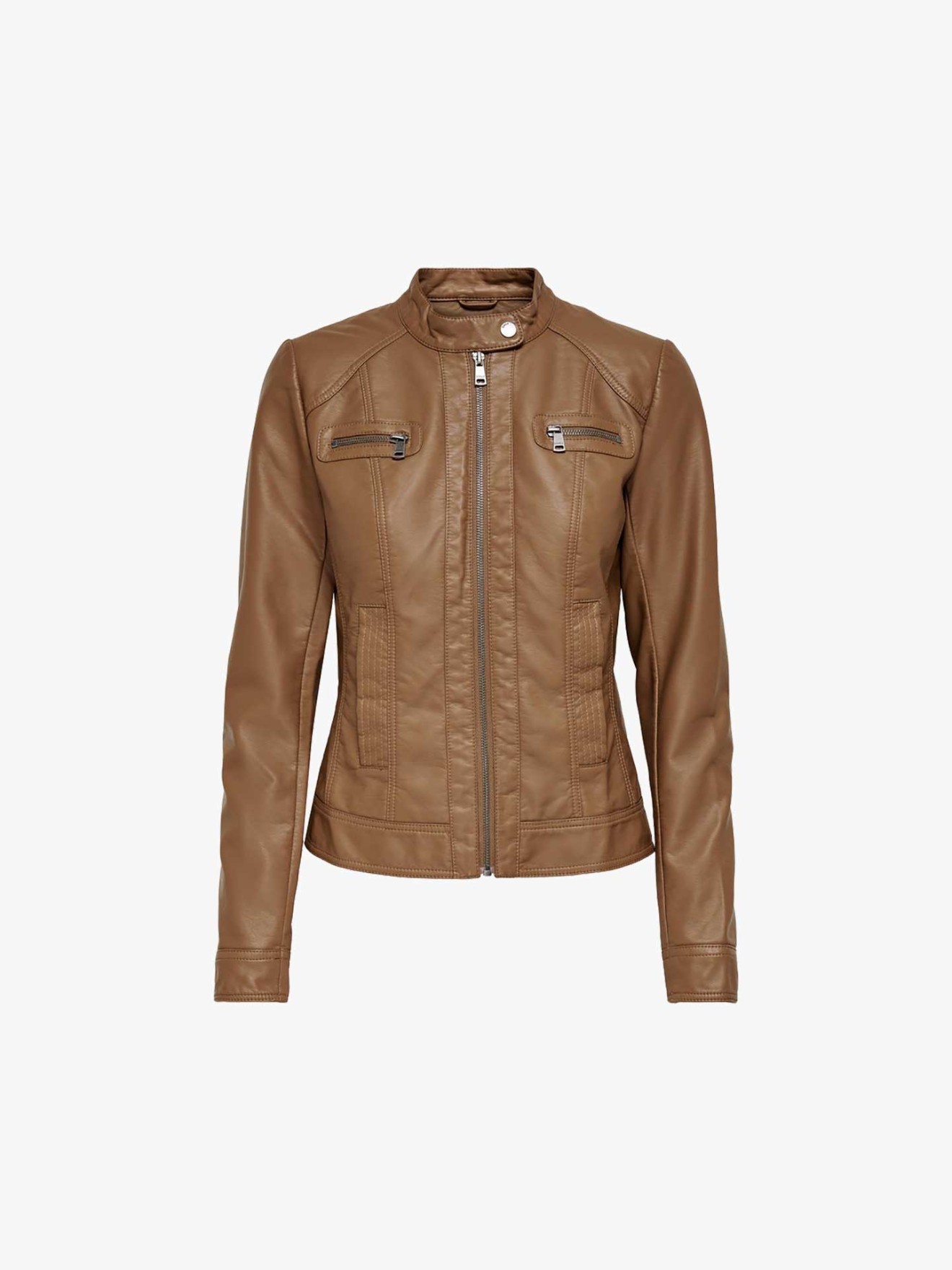 Blus�o Biker Efeito Pele