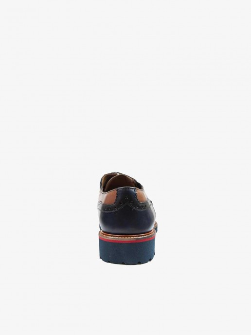 Sapatos Brogue Tricolor