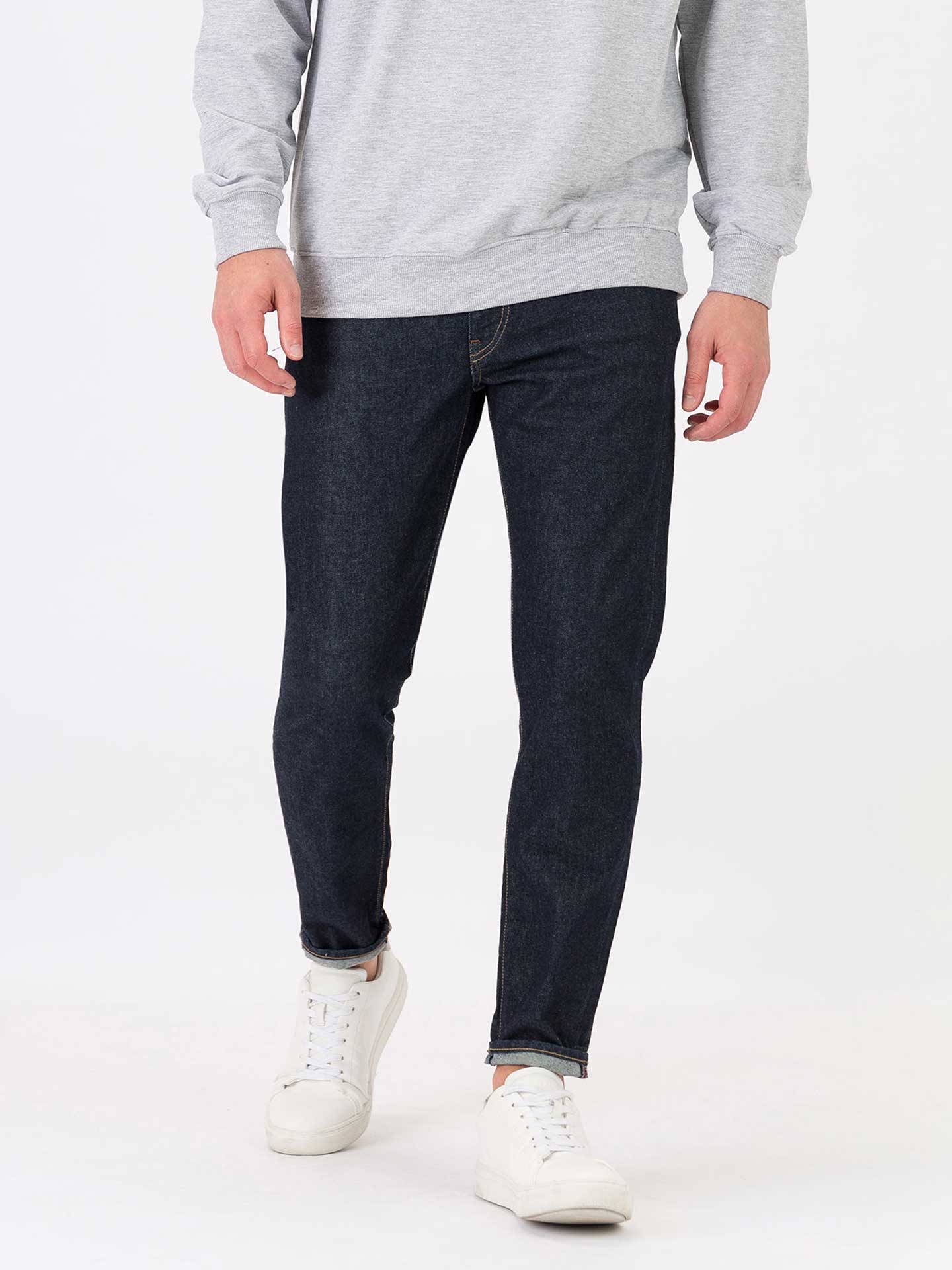 Calças de Ganga Tapered Slim Fit