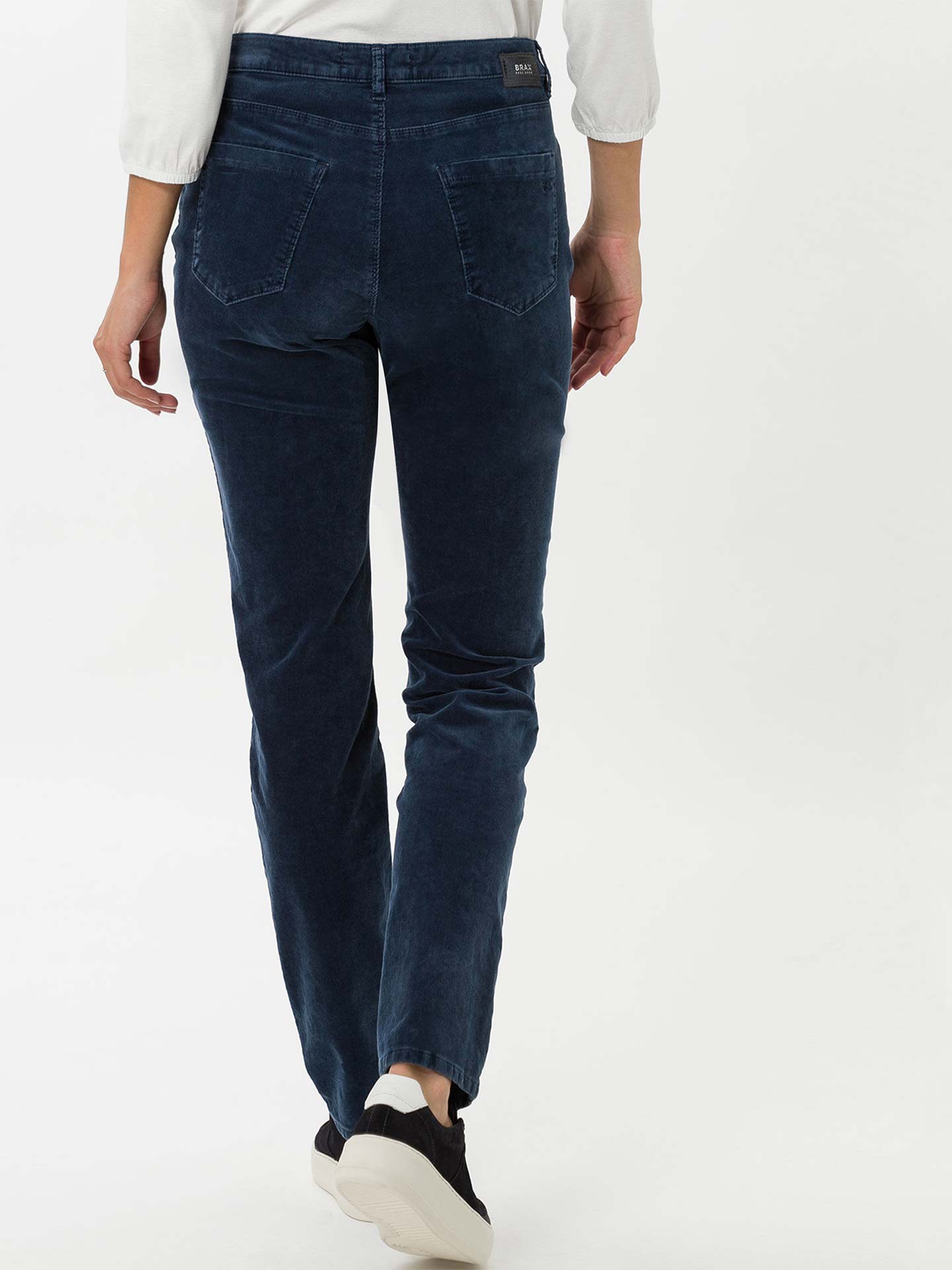 Calças de Bombazine Cintura Alta