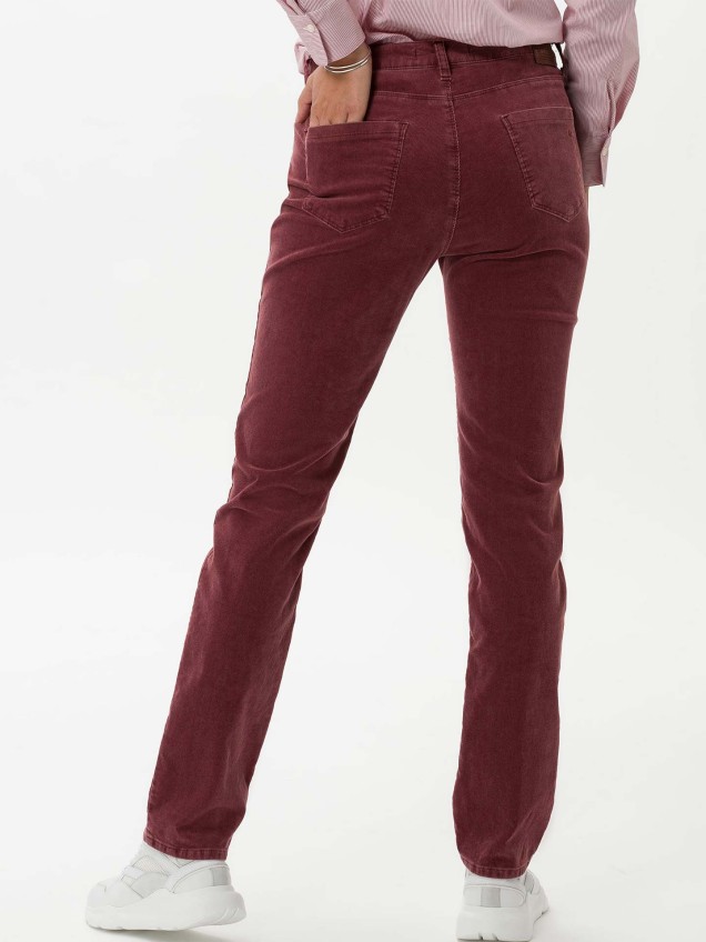 Calças de Bombazine Cintura Alta