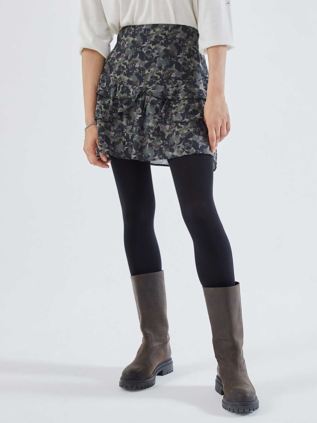 Saia Curta Estampada