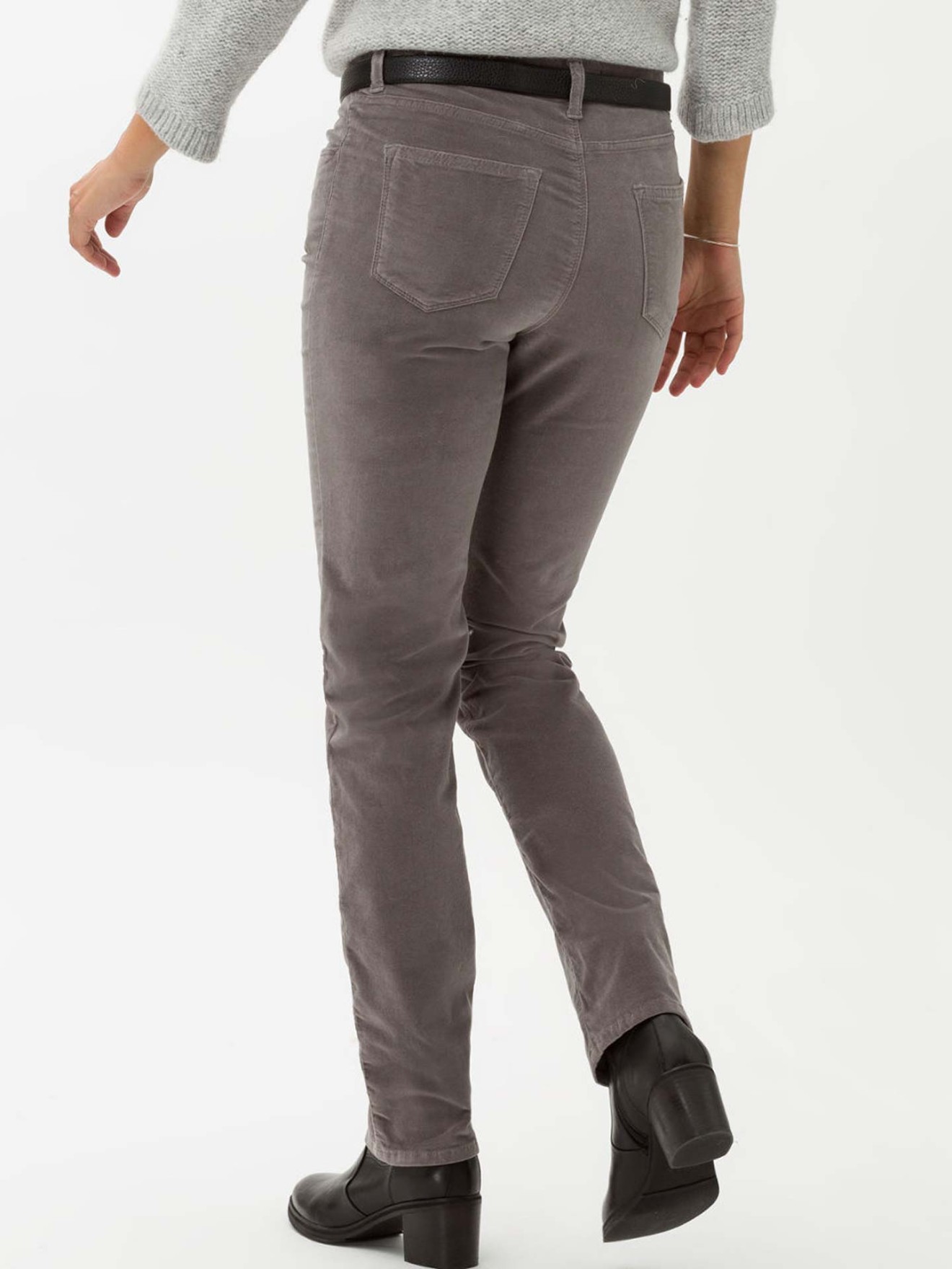 Calas de Veludo Slim Fit