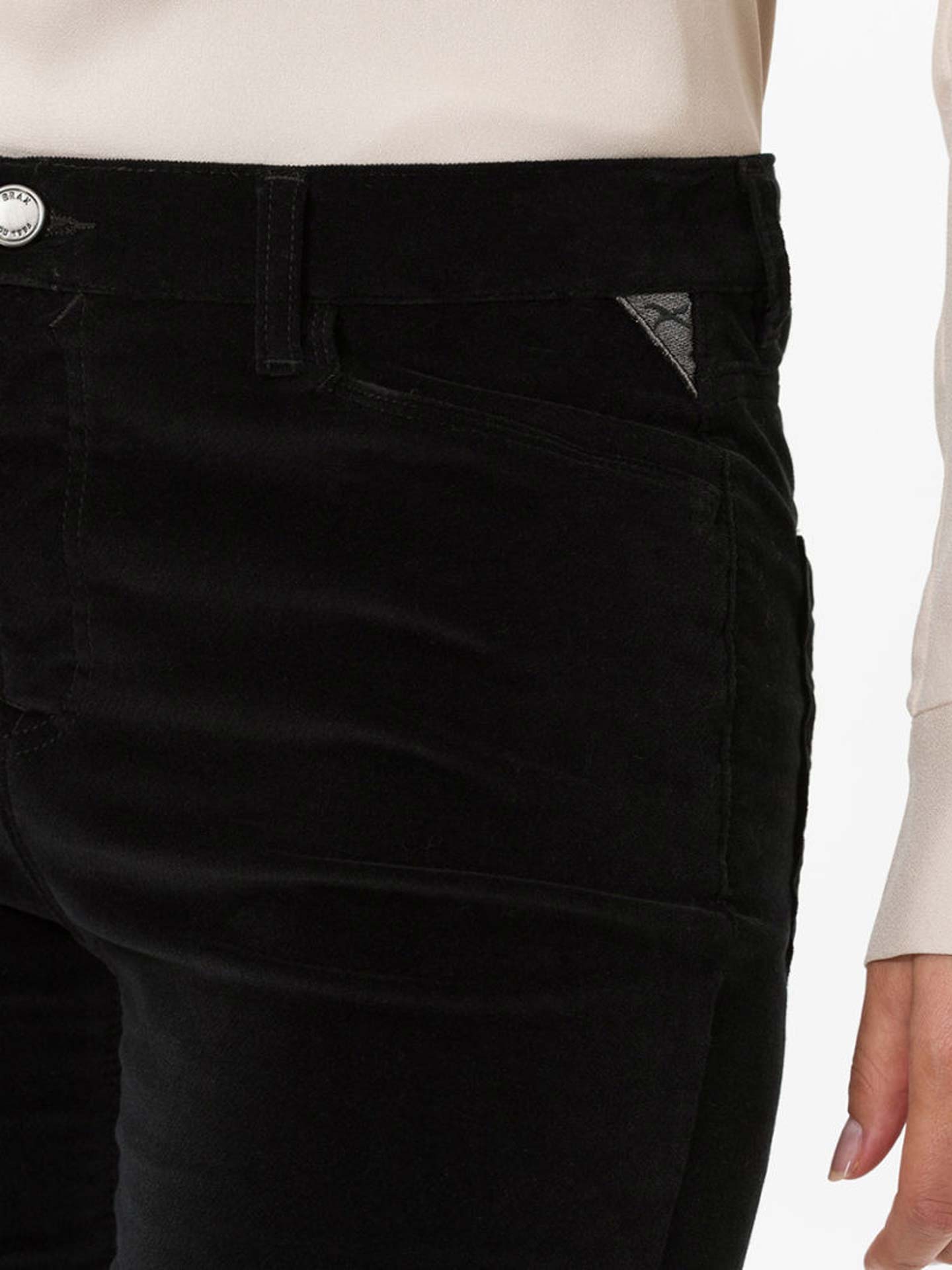 Calças de Veludo Slim Fit