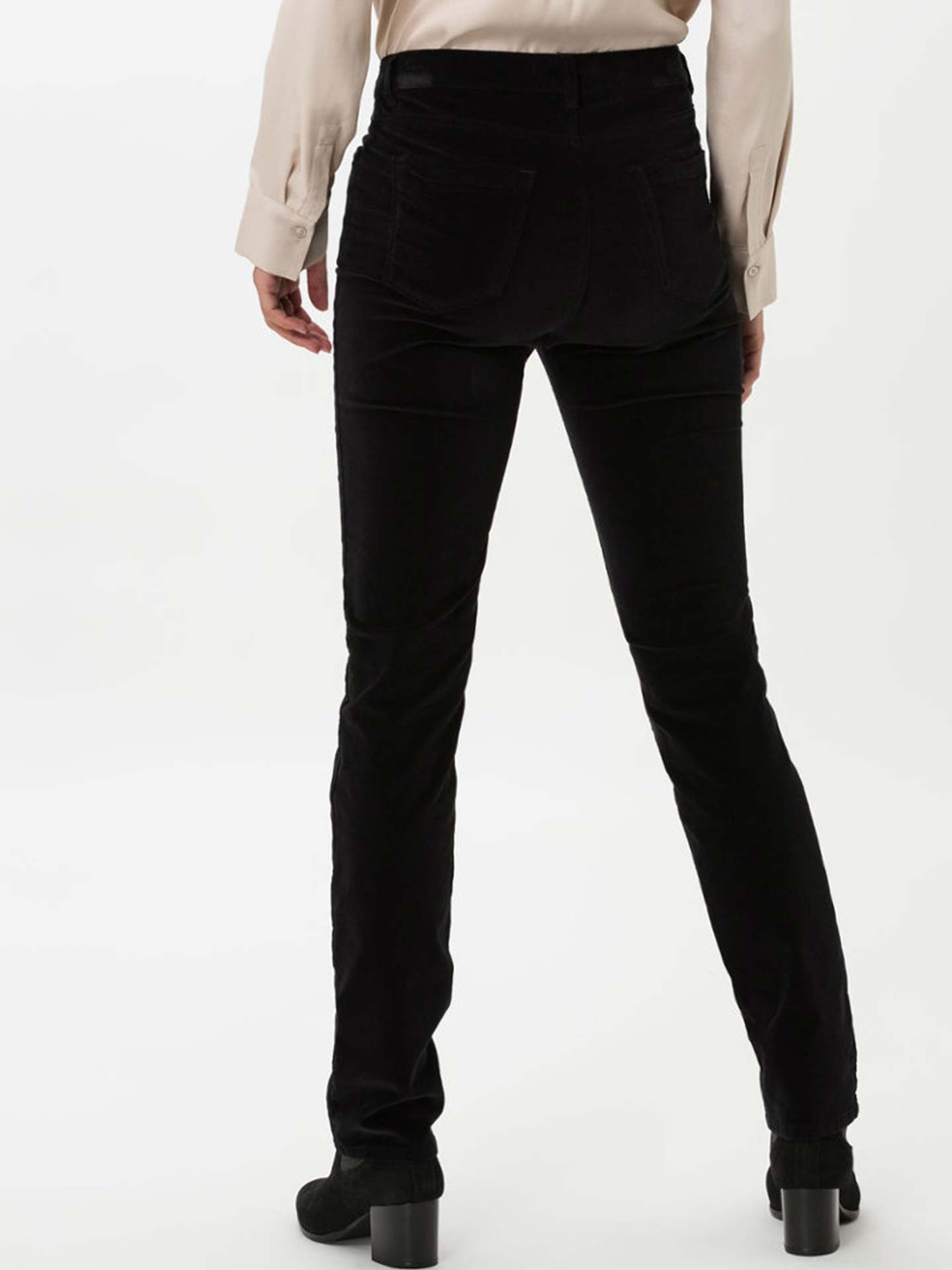 Calas de Veludo Slim Fit