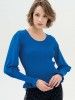 Camisola de Malha com Folhos