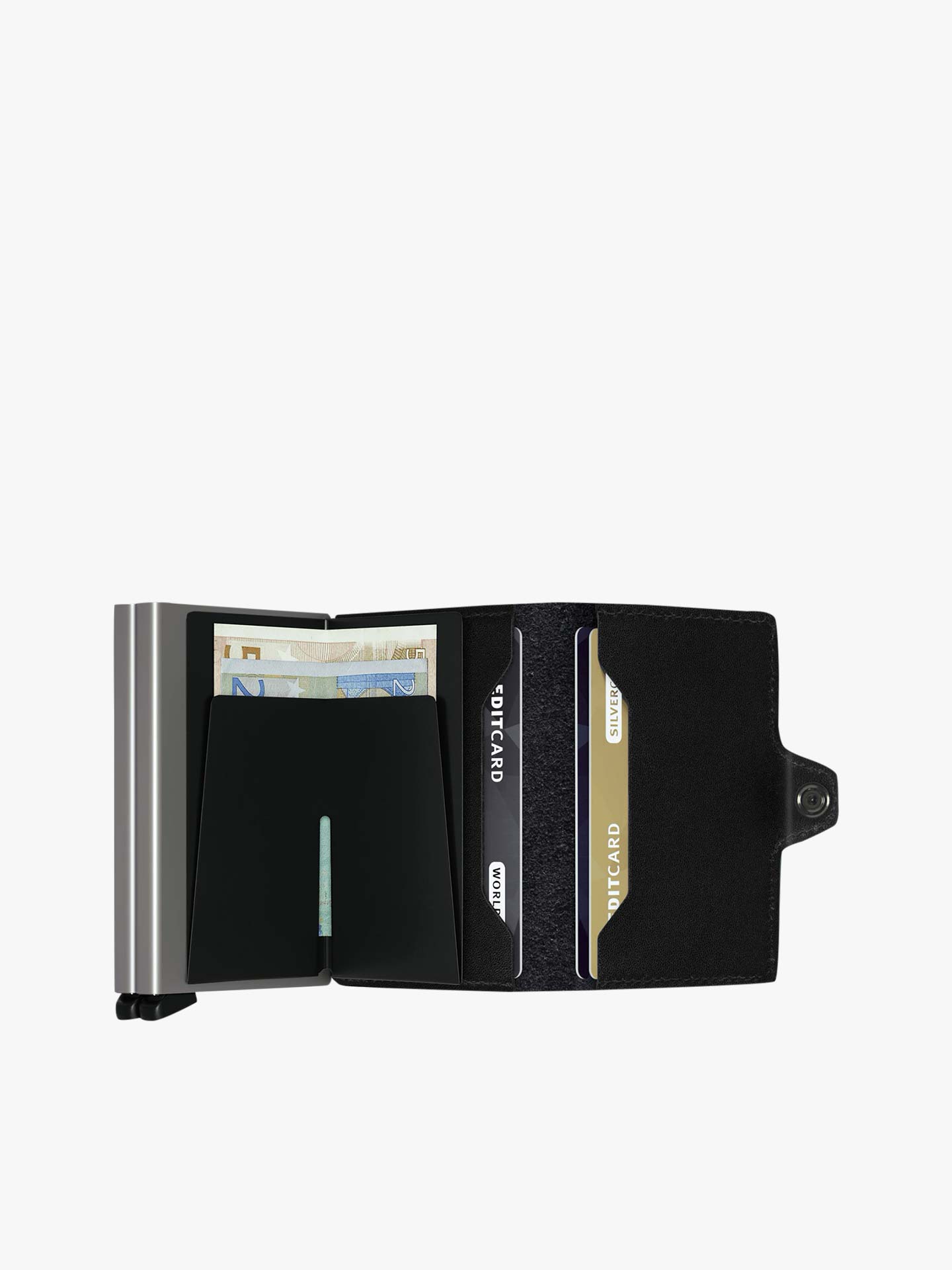 Carteira mini desdobrável