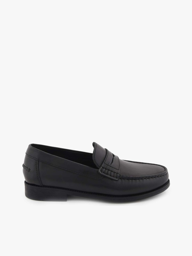 Loafers em Pele