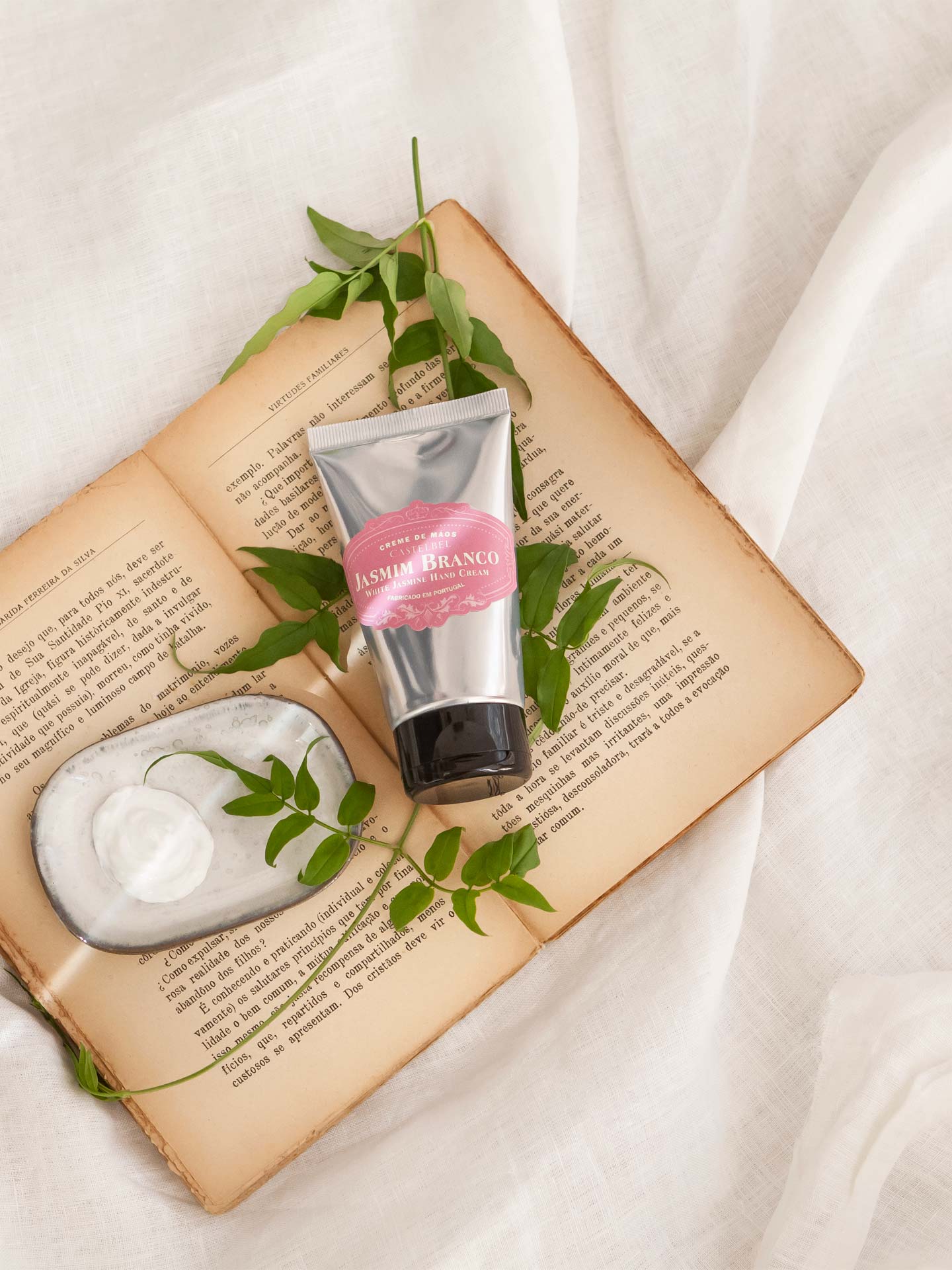 Creme de Mãos Jasmim Branco