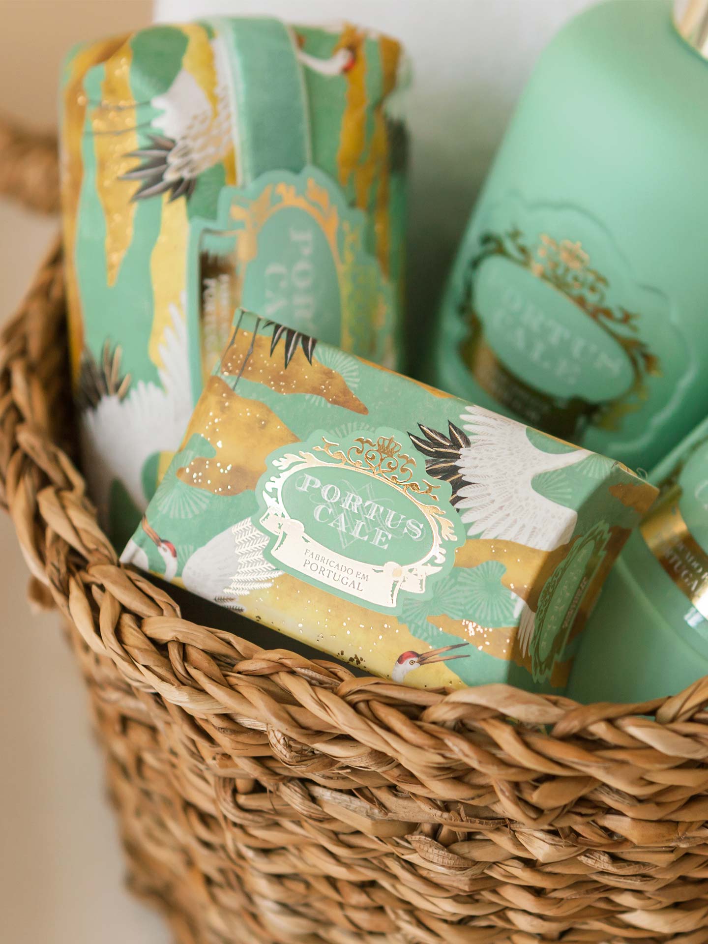 Sabonete Mini Portus Cale White Crane