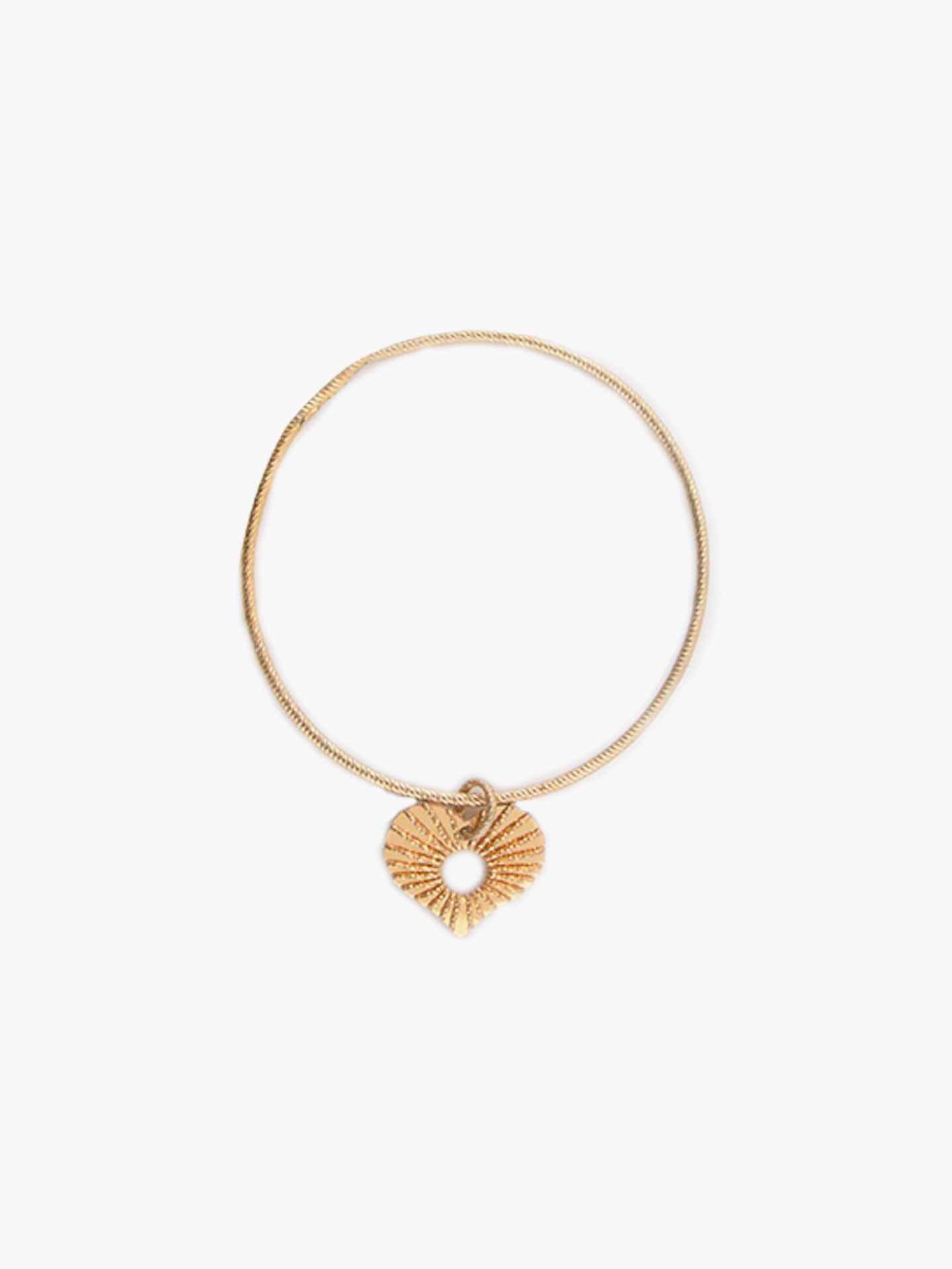 Pulseira de Prata com Medalha