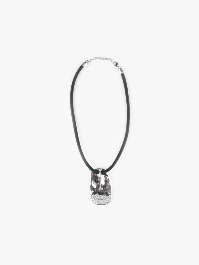 Colar de Prata com Medalha