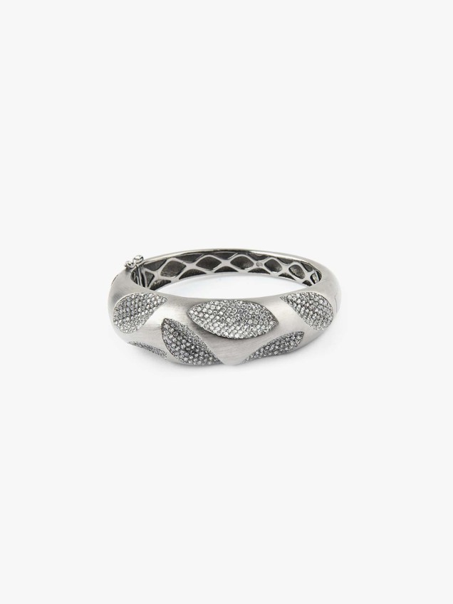 Pulseira de Prata com Aplicaes