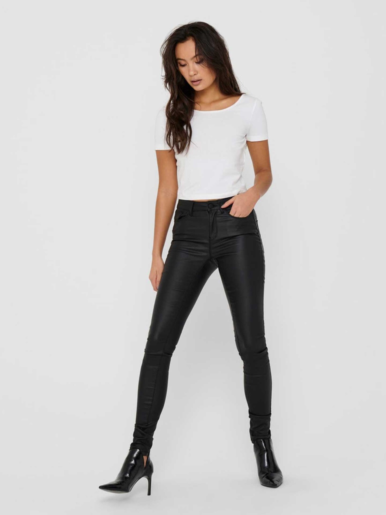 Cal�as Efeito Pele Slim Fit