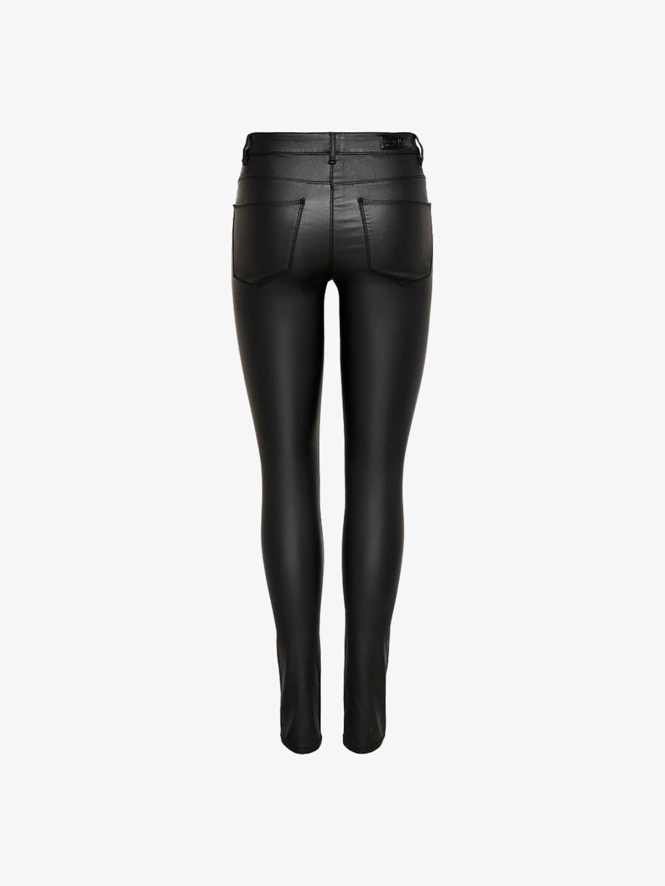 Calças Efeito Pele Slim Fit