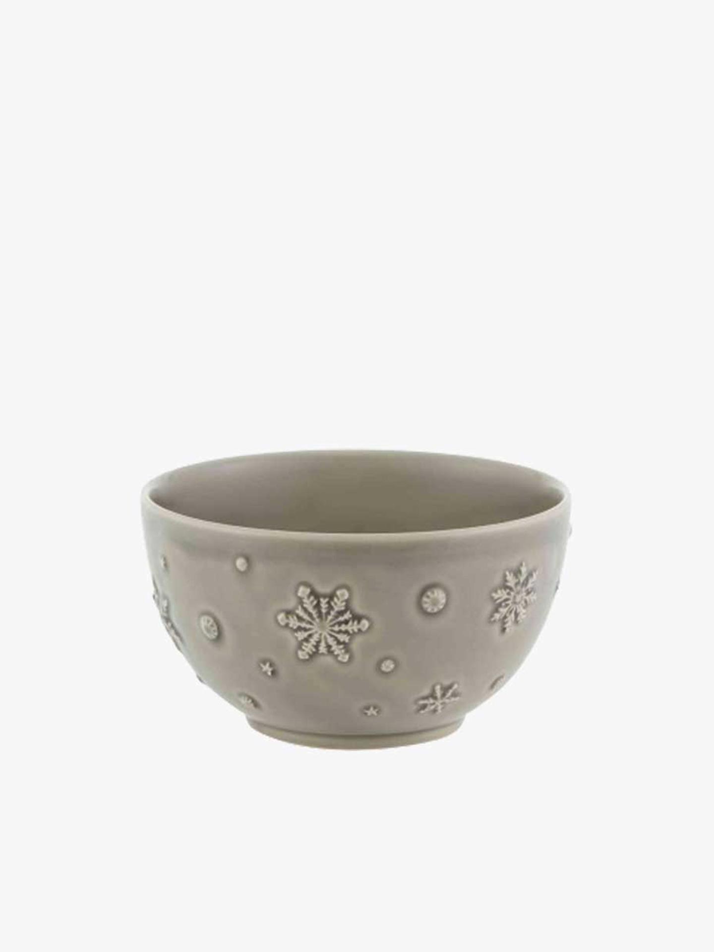 Tigela Snowflakes Antracite