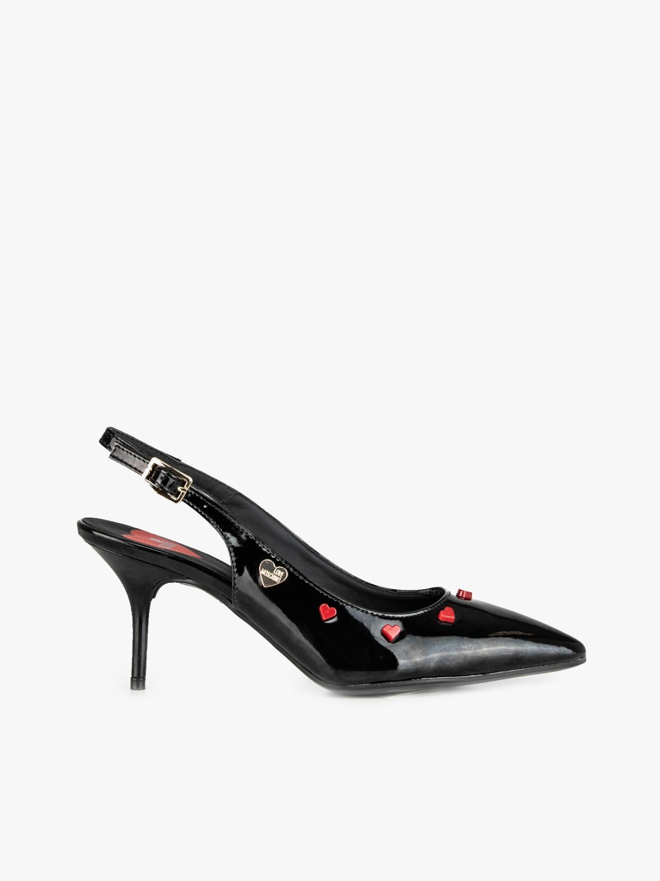 Sapatos de salto alto com aplicaes