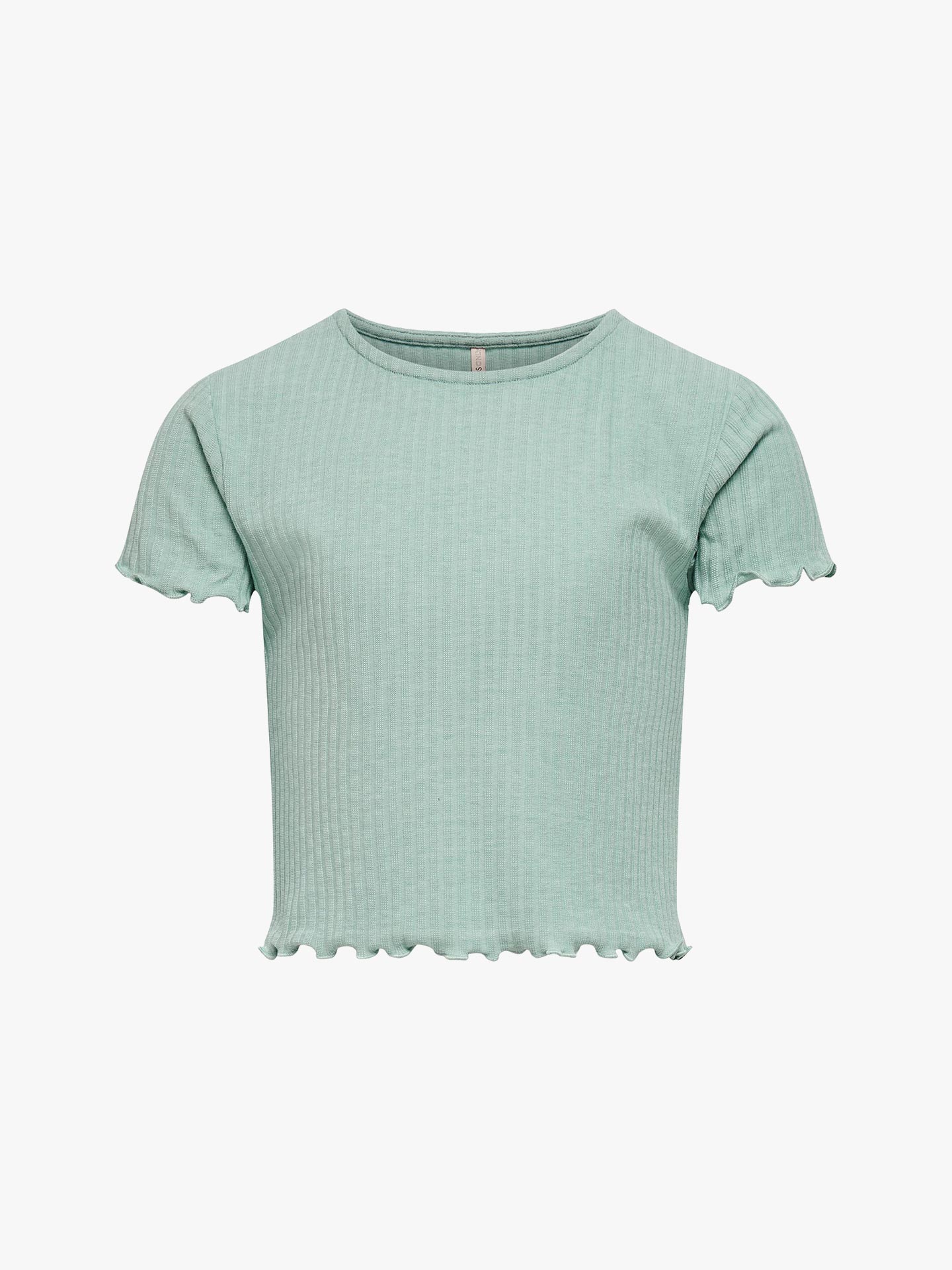 T-Shirt de Malha Canelada