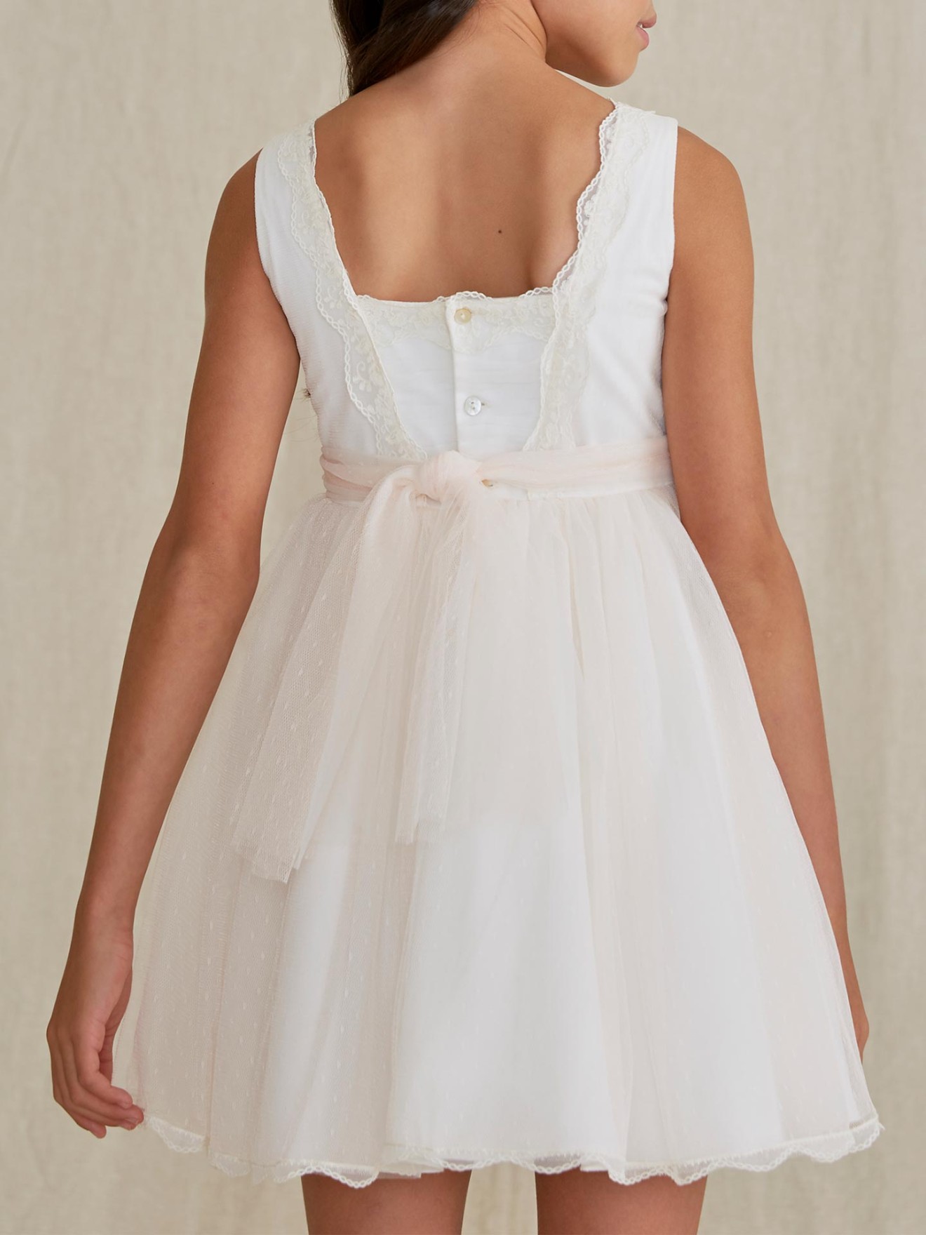 Vestido de Cerimónia em Tule Bordado