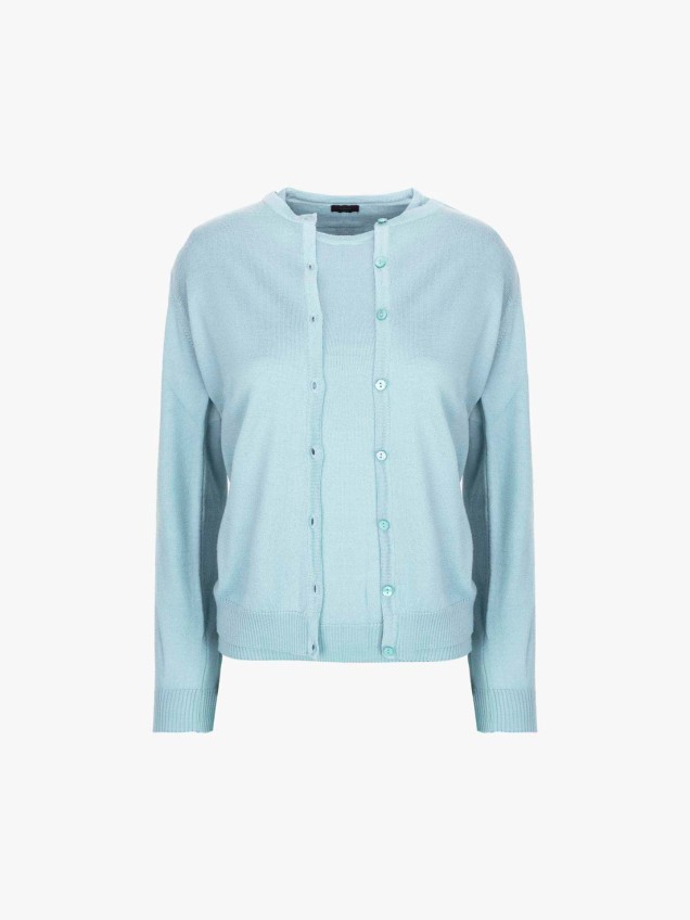 Conjunto casaco e t-shirt