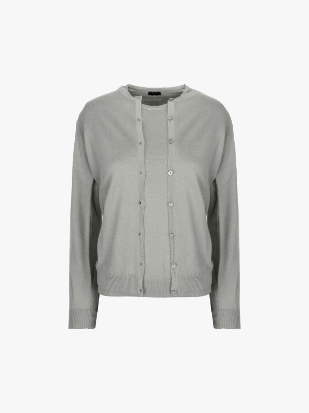 Conjunto casaco e t-shirt