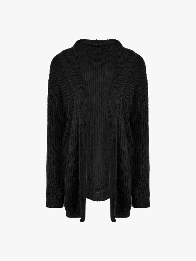 Casaco em Malha Canelada