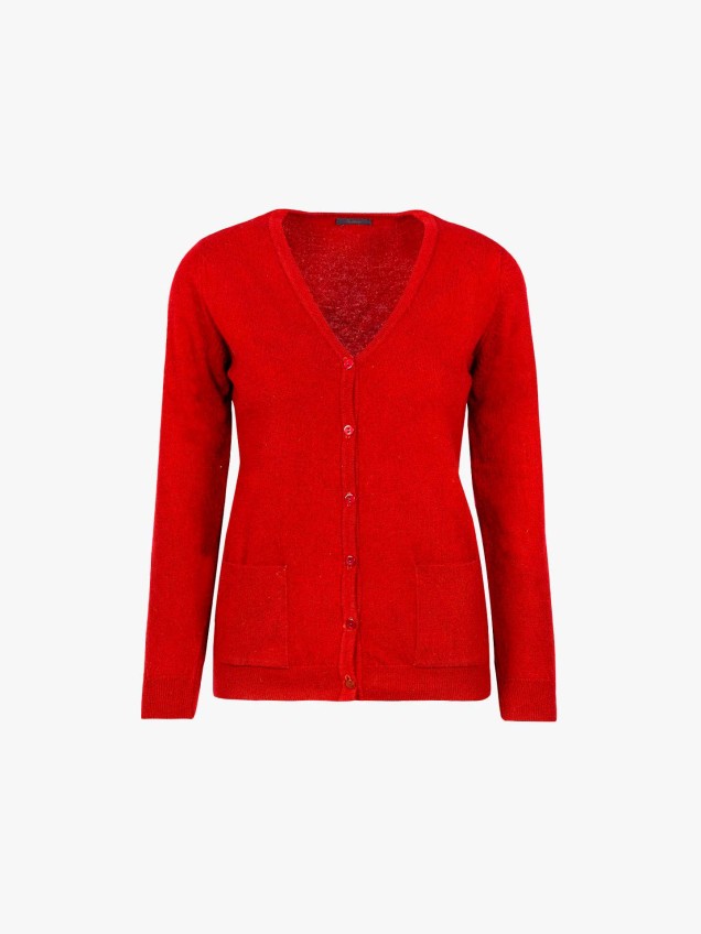 Casaco de Malha com Bolsos