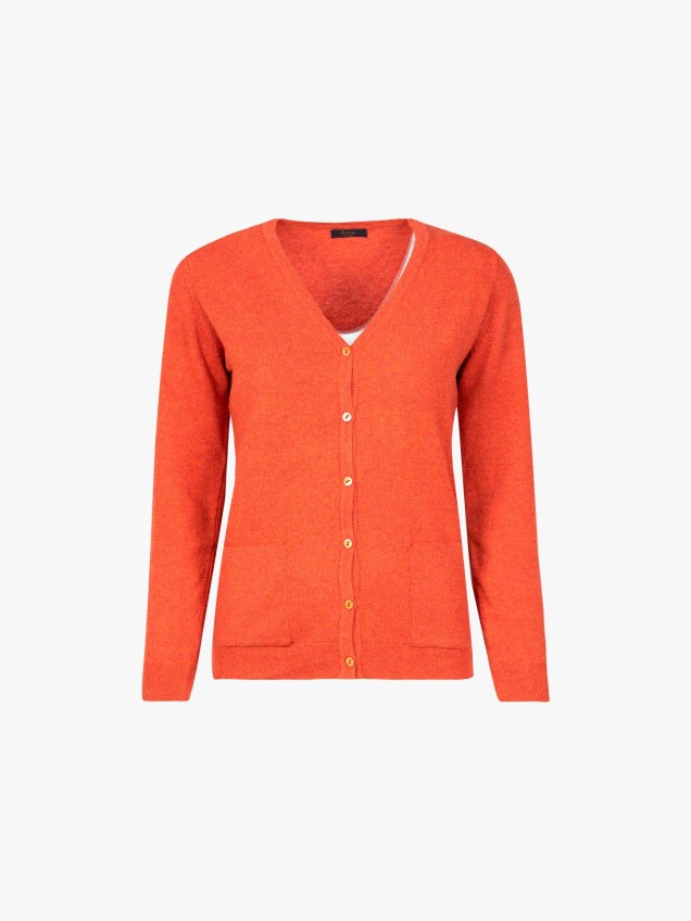 Casaco de Malha com Bolsos