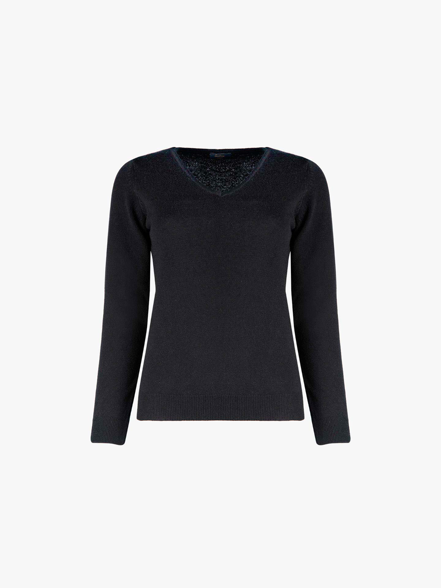 Camisola decote em bico