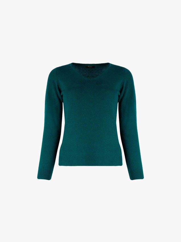 Camisola decote em bico