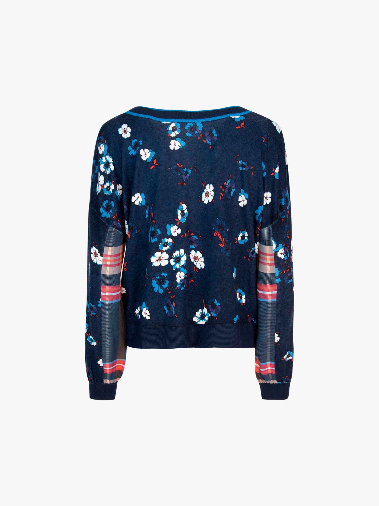 Casaco estampado floral