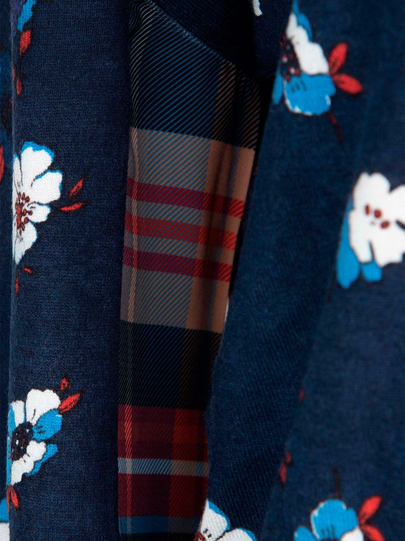 Casaco estampado floral