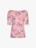 T-shirt padrão floral
