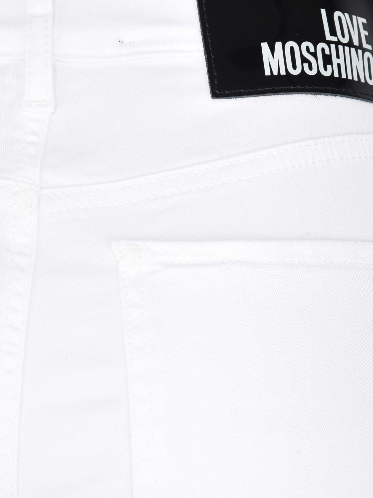 Calças de Ganga Flare com Aplicação