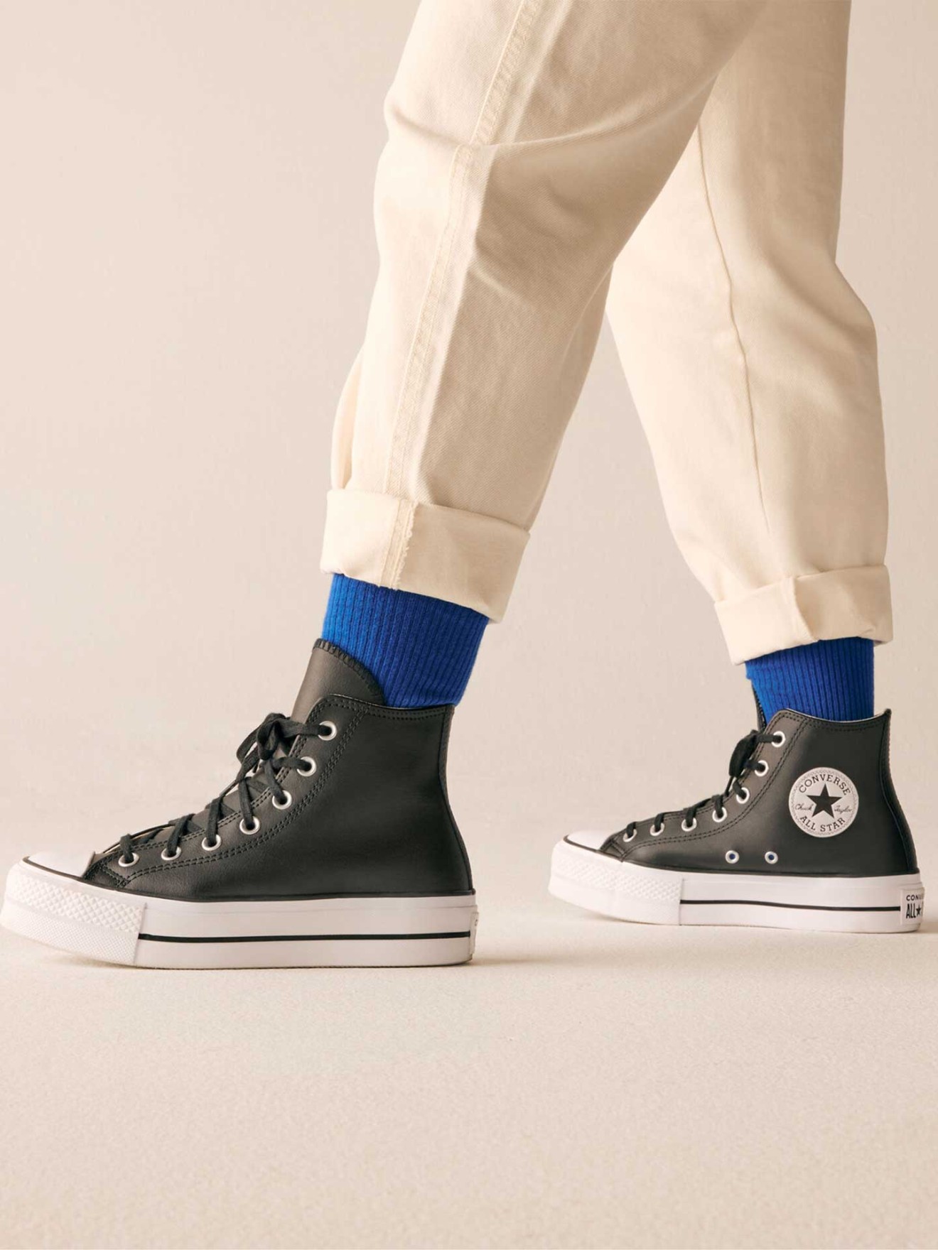 Sapatilhas All Star em pele
