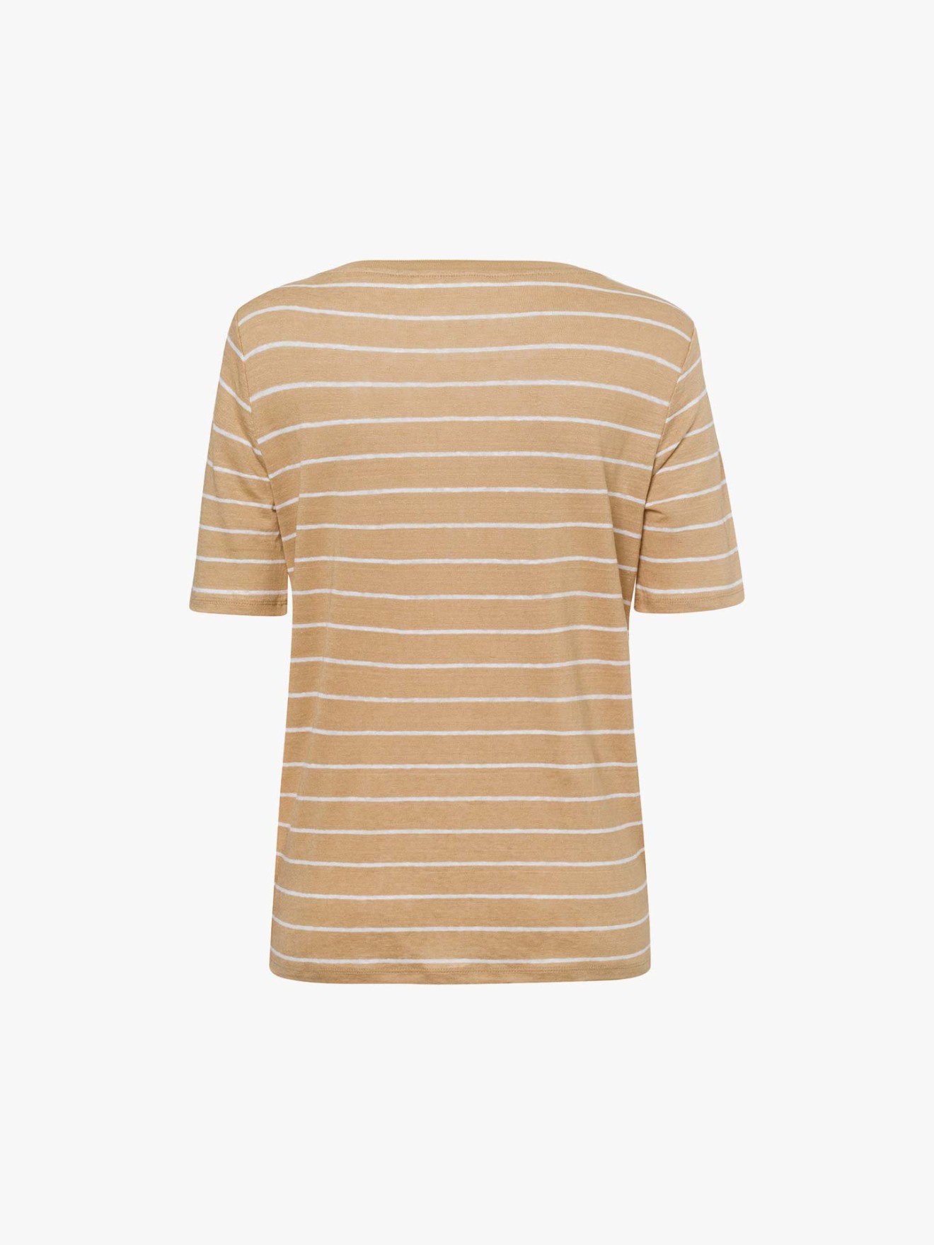 T-Shirt s Riscas em Linho