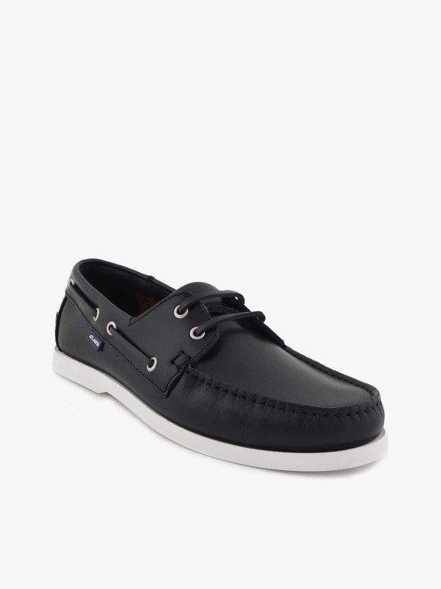 Sapatos de Vela em Pele Pull Up