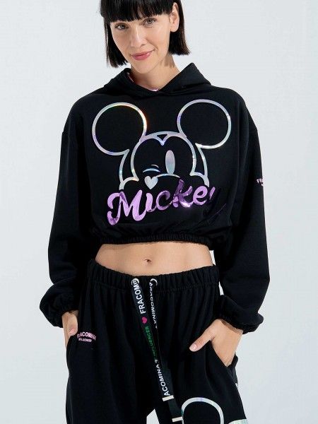 Sweatshirt com Capuz Mickey