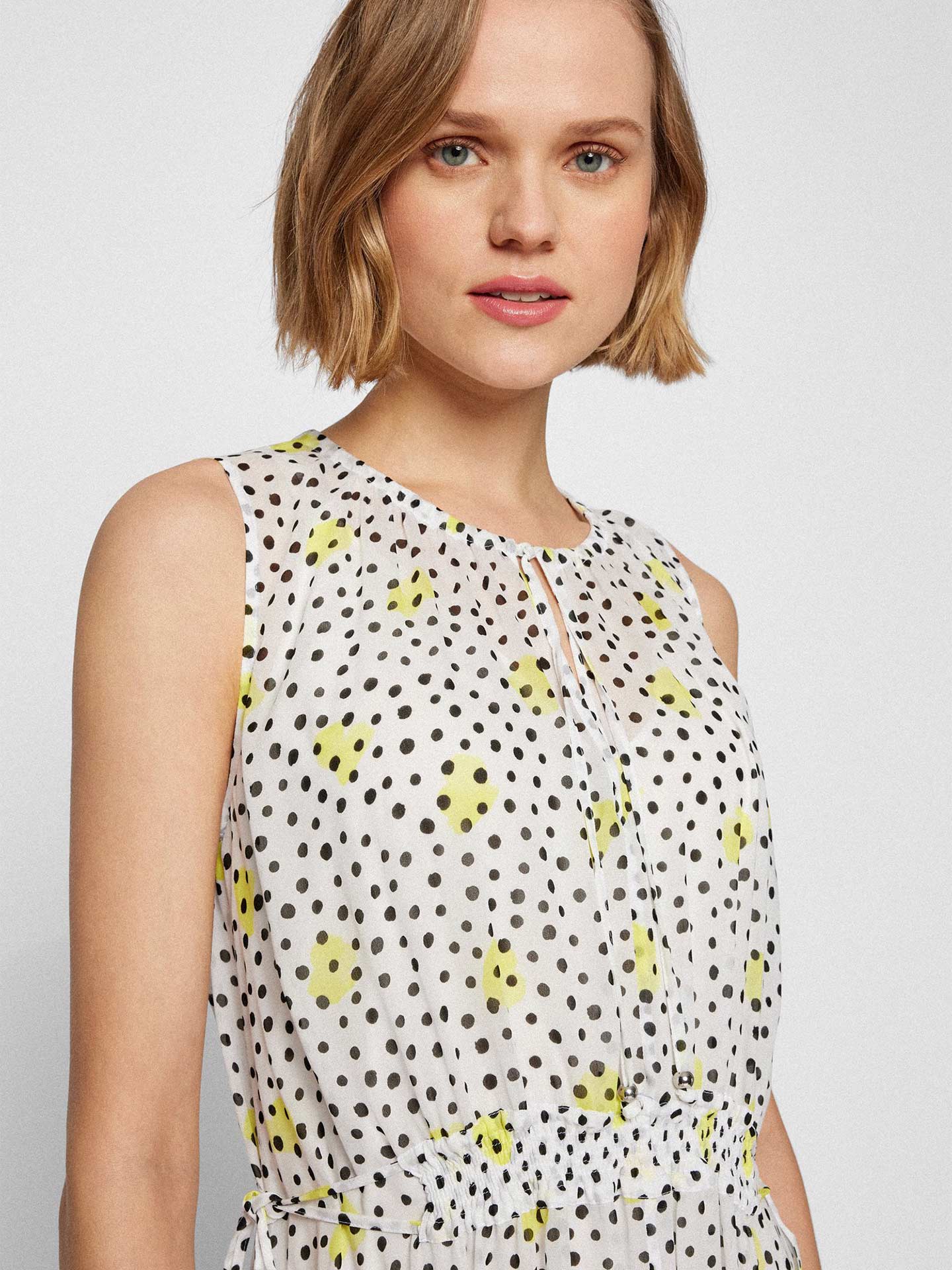 Vestido Comprido com Padrão