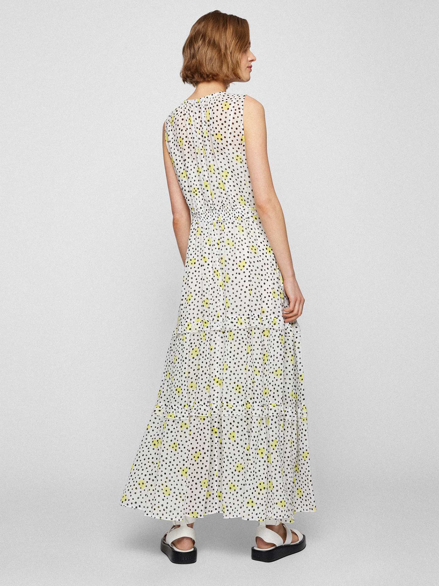 Vestido Comprido com Padrão