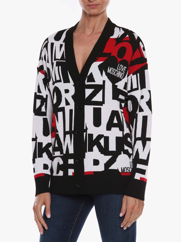 Cardigan com Padro
