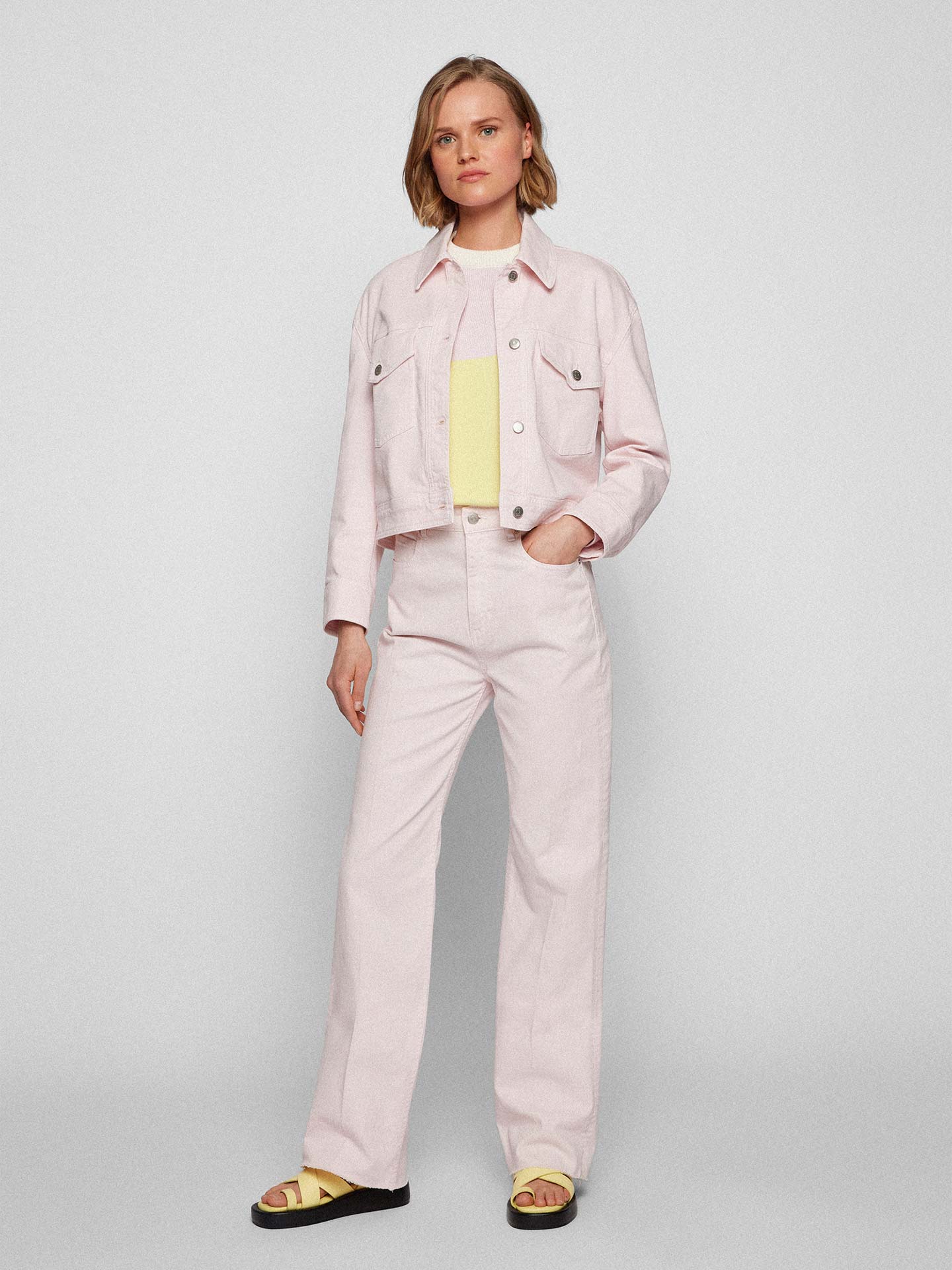 Calças de Ganga Slim Fit