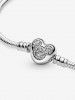 Pulseira Moments Mickey Mouse Heart Clasp Snake Chain