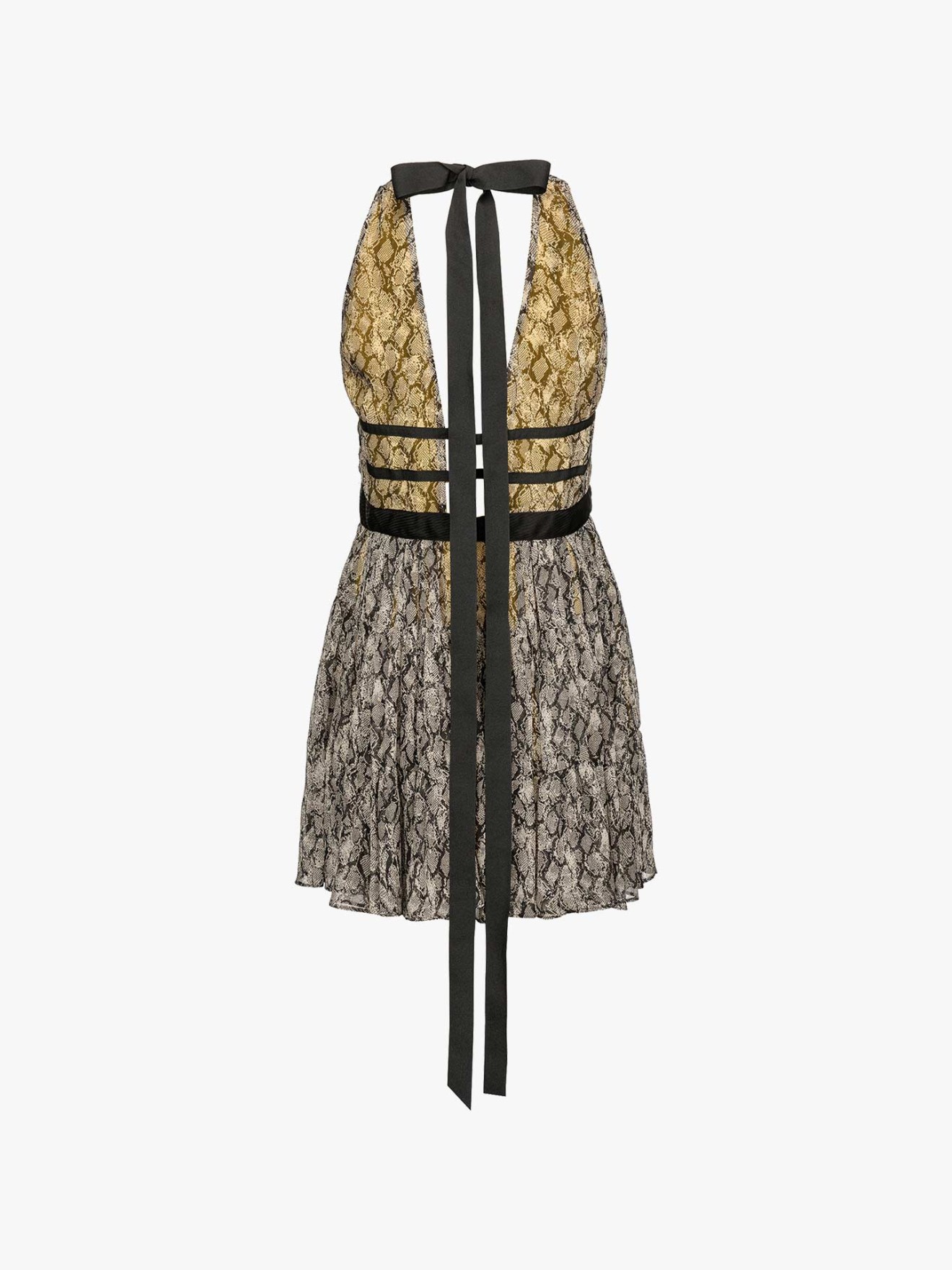 Vestido cerimónia com Padrão