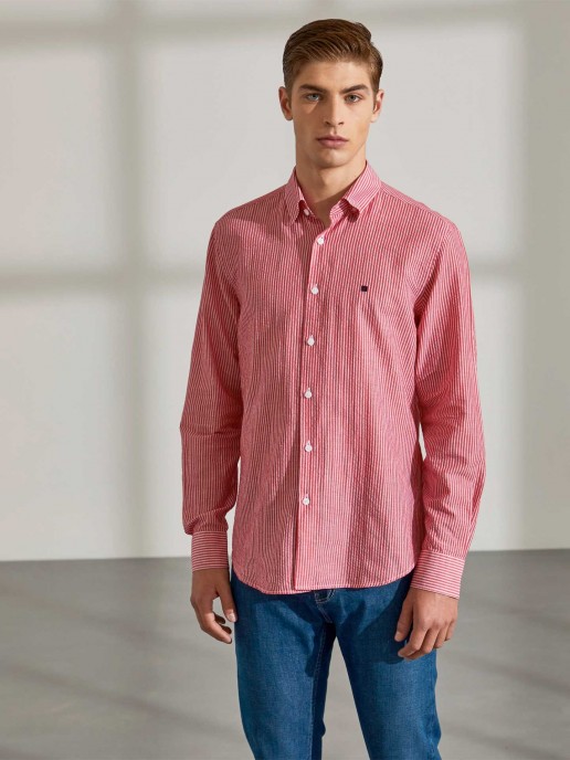 Camisa de Linho s Riscas