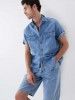 Camisa em Denim