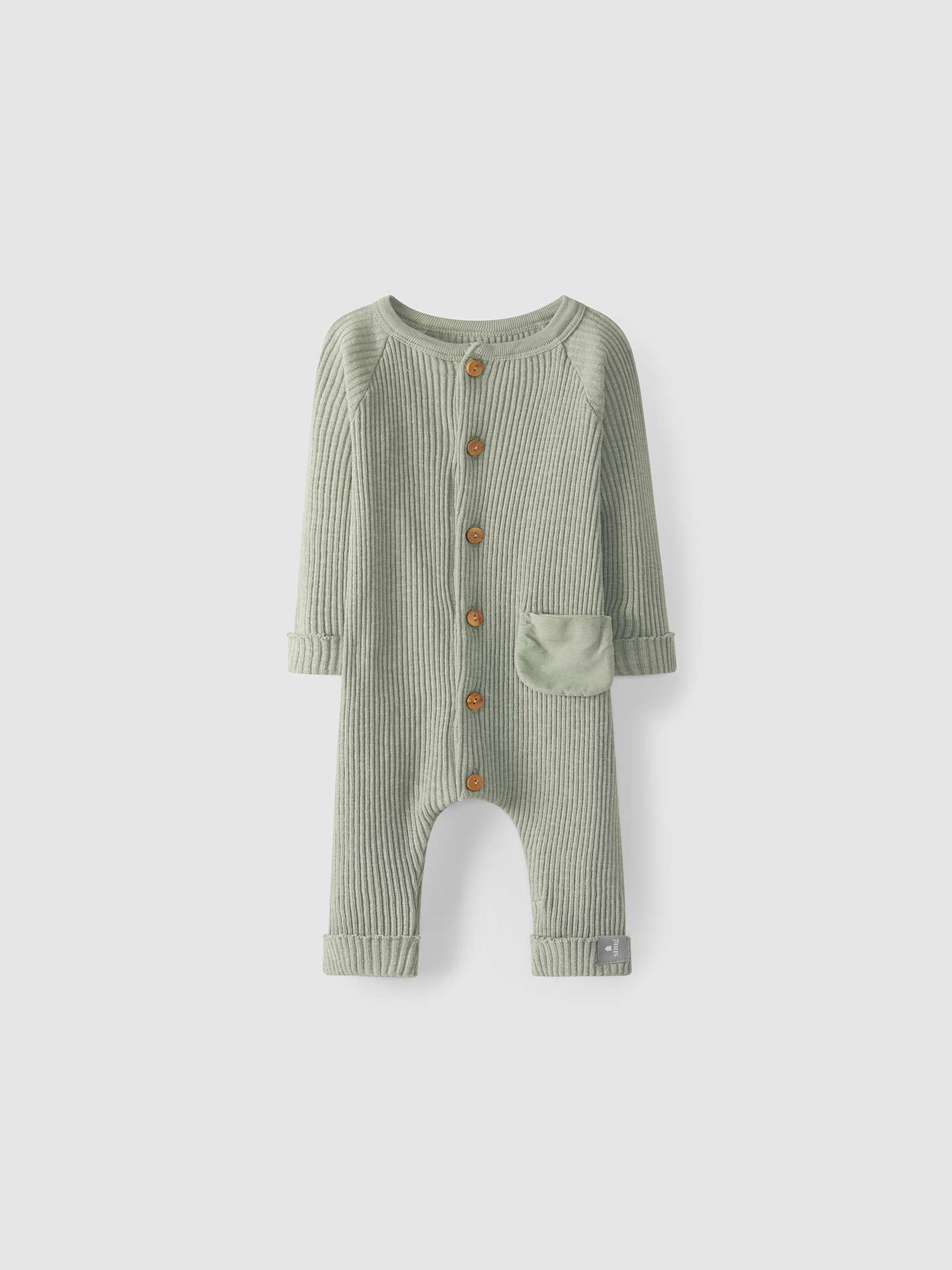 Babygrow em malha canelada