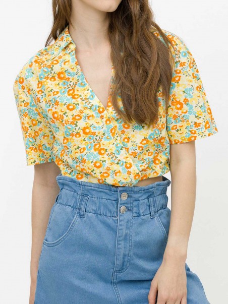 Top Cropped Floral