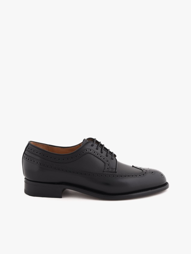 Sapatos Derby em Pele