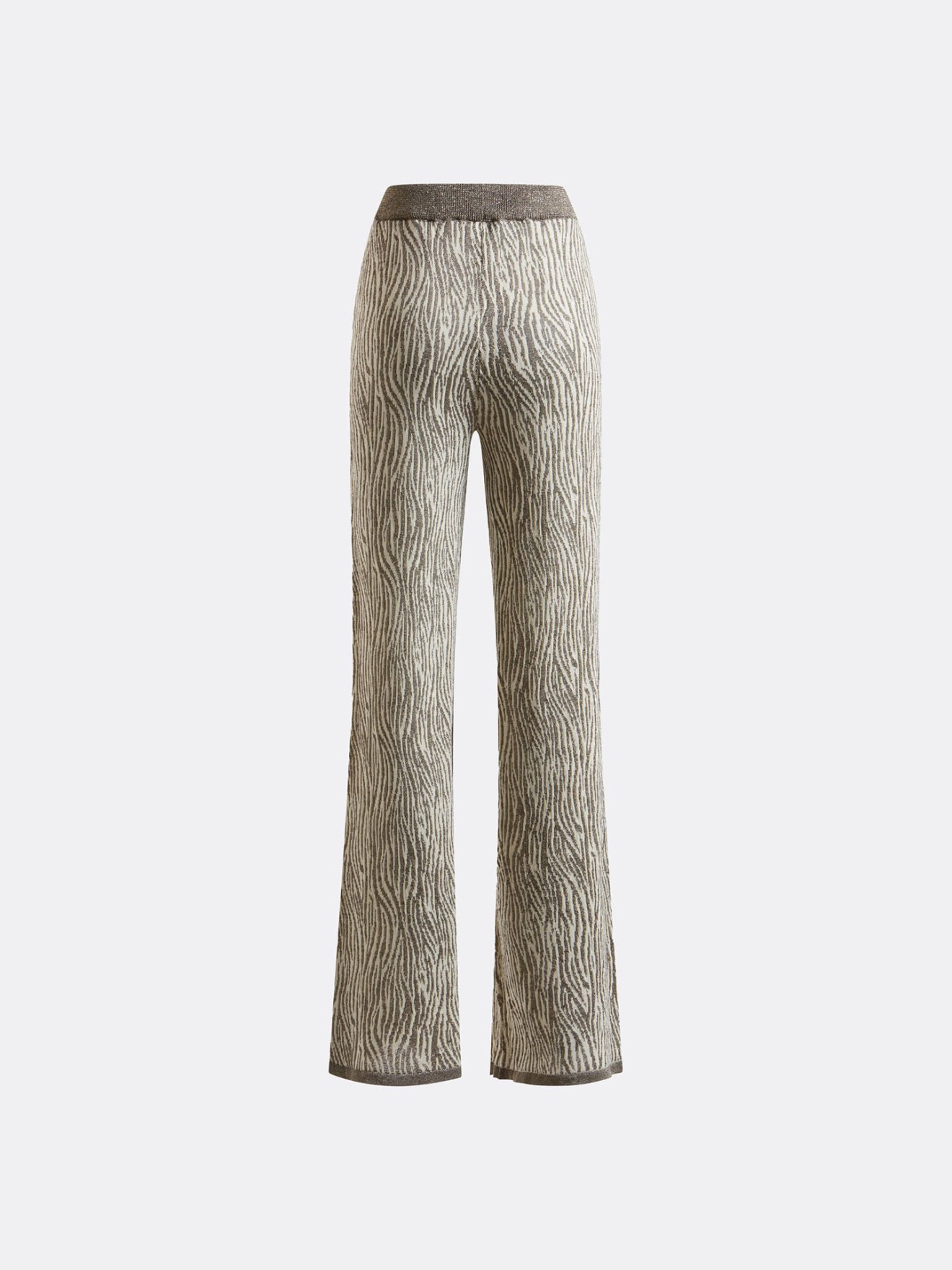 Calça de Malha em Animal Print